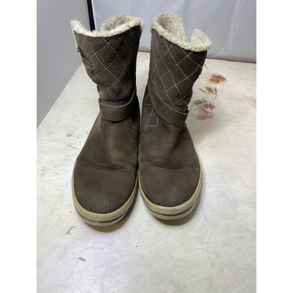 Helly Hansen Women`s Green Leather Boots Size 8 - Picture 8 of 11